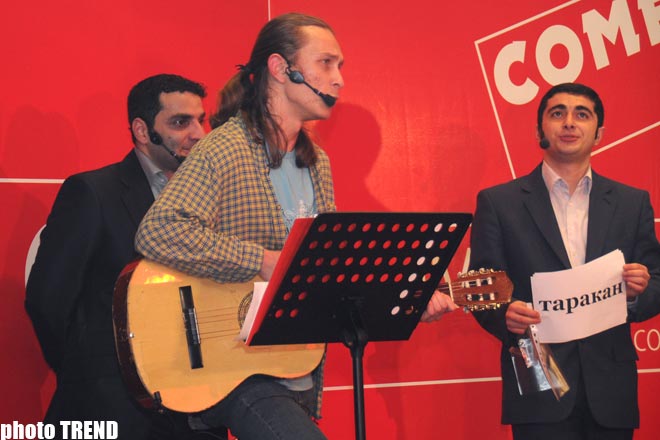 Крысу на Comedy.az проводили с вопросами от Бен Ладена под барабанный бой Мурада Дадашова (фотосессия)