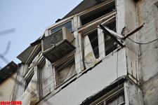 People dead and injured as a result of explosion, occurred in the residential building in Baku  (photosession)