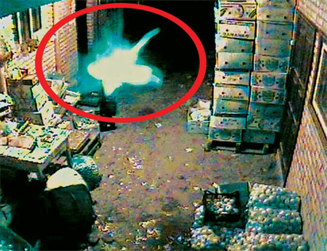 Азербайджанский предприниматель с Украины снял на видео привидение, которое воровало мандарины и лимоны