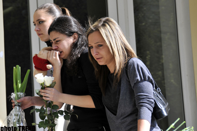 Baku bids farewell to victims of tragedy at the National Oil Academy - PHOTO SESSION