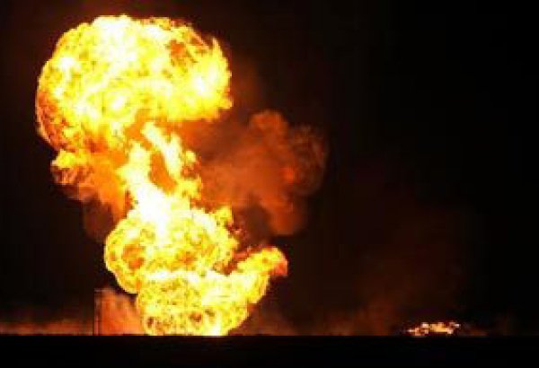 На магистральном газопроводе в Казахстане произошло возгорание