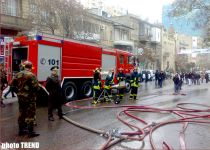 Пожар в жилом доме в столице Азербайджана ликвидирован, погибших нет (ДОПОЛНЕНО-3)