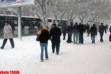 Пурга в Баку, или Cнежные страсти на улицах столицы (фотосессия)