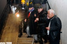 Пожар в жилом доме в центре Баку (фотосессия)