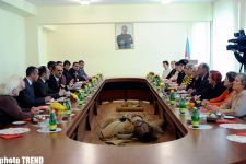 В Госфонде соцзащиты Азербайджана награждены гимнастки, находящиеся на пенсии (ФОТО)