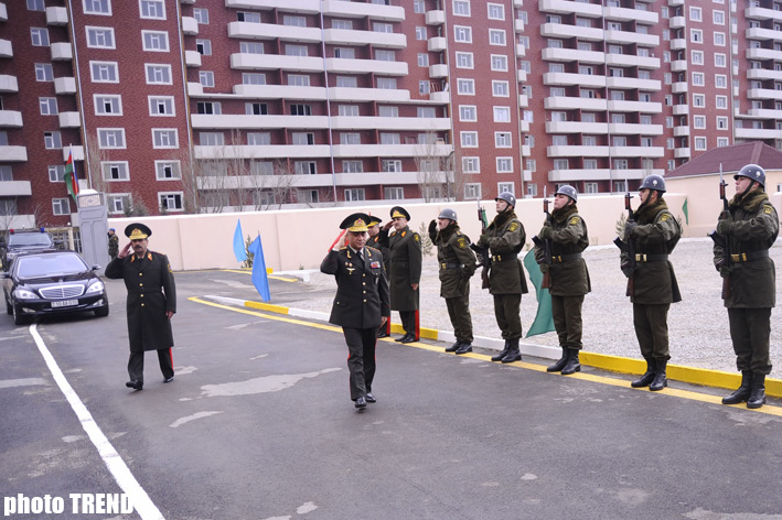 У офицеров ВВ Азербайджана - новоселье! (фотосессия)