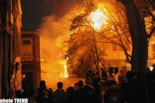 МВД обнародовало имена двух погибших в результате сильного пожара в жилом здании в Ичери-Шехер (ОБНОВЛЕНО - ФОТО)