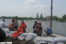 Стихийное бедствие, вызванное разливом реки Кура (ФОТОСЕССИЯ)