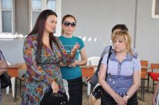 Группа журналистов и депутат Ганира Пашаева встретились с семьей Национального героя Азербайджана (ФОТО)