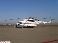 Два вертолета МЧС Азербайджана вылетели в Россию для тушения пожаров (ФОТО)
