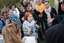 Жители Москвы протестуют против строительства азербайджанцами мечети и медресе (фотосессия)