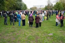 Жители Москвы протестуют против строительства азербайджанцами мечети и медресе (фотосессия)