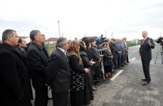 President Ilham Aliyev opens new settlement for people from flood-hit areas (PHOTO)