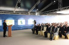 Президент Азербайджана принял участие в закладке нового Бакинского международного морского торгового портового комплекса (ФОТО)