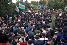 Тела военнослужащих Мубариза Ибрагимова и Фарида Ахмедова преданы земле на второй Аллее Почетного захоронения (ДОПОЛНЕНО) (ФОТО)