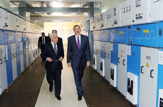 Президент Азербайджана принял участие в открытии подстанции "Ходжасан" (ДОПОЛНЕНО)(ФОТО)
