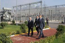 Президент Азербайджана принял участие в открытии подстанции "Ходжасан" (ДОПОЛНЕНО)(ФОТО)