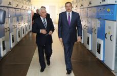 Президент Азербайджана принял участие в открытии подстанции "Ходжасан" (ДОПОЛНЕНО)(ФОТО)
