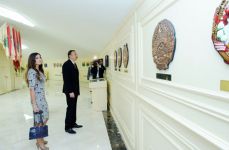 Президент Ильхам Алиев принял участие в открытии Музея Государственного флага (ДОПОЛНЕНО) (ФОТО)