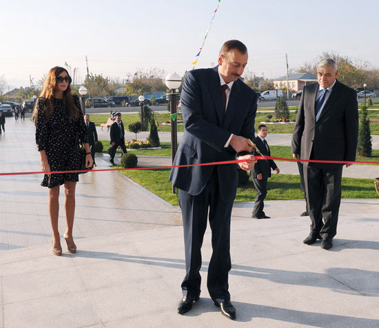 President opens Mugham Center in Horadiz (PHOTO)