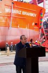 Танкер, носящий имя Национального героя Азербайджана Мубариза Ибрагимова, спущен на воду в Стамбуле (фотосессия)