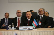 Azerbaijani President attends 11th ECO Summit in Istanbul (PHOTO)