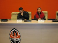 Новым  трансфером донецкого "Шахтера" стала азербайджанская певица Тунзаля Агаева (фотосессия)
