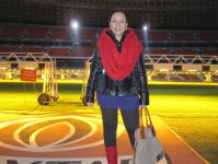 Новым  трансфером донецкого "Шахтера" стала азербайджанская певица Тунзаля Агаева (фотосессия)