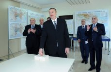 President Ilham Aliyev attends opening ceremony of Oguz-Gabala-Baku water pipeline (PHOTO)