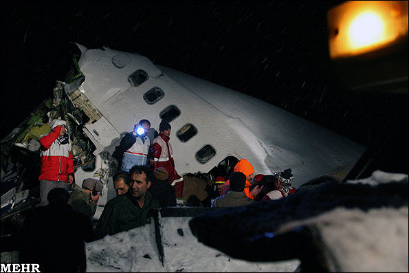 Iran mourns plane crash victims