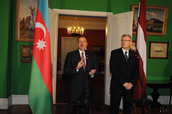 President Ilham Aliyev: Great prospects for developing Azerbaijan-Latvia economic and cultural cooperation (UPDATE)