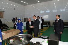 President Ilham Aliyev opens fruit drying and processing enterprise in Samukh (PHOTO)