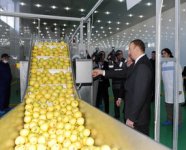 President Ilham Aliyev opens fruit drying and processing enterprise in Samukh (PHOTO)