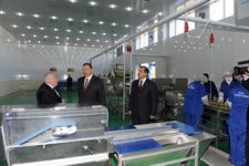 President Ilham Aliyev opens fruit drying and processing enterprise in Samukh (PHOTO)
