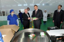 President Ilham Aliyev opens fruit drying and processing enterprise in Samukh (PHOTO)