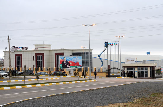 Ilham Aliyev attended the opening of AZMDF plant, built in the area of the Absheron region (PHOTO)