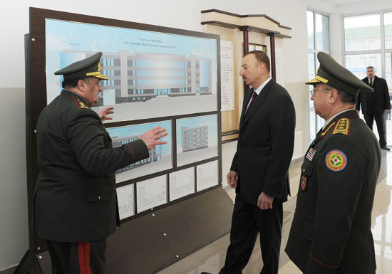 Ilham Aliyev attended the presentation ceremony of the war banner of Civil Defense Troops of the Ministry of Emergency Situations (PHOTO)