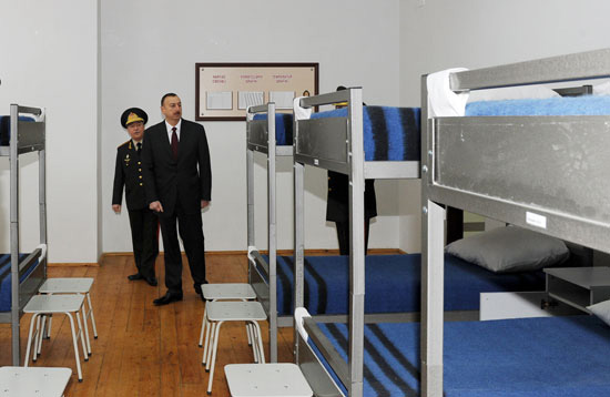 Ilham Aliyev attended the presentation ceremony of the war banner of Civil Defense Troops of the Ministry of Emergency Situations (PHOTO)