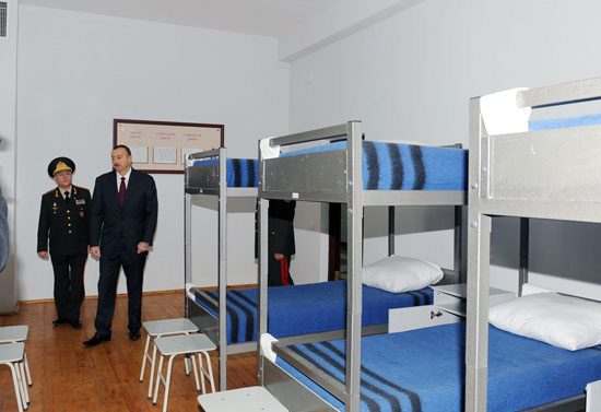 Ilham Aliyev attended the presentation ceremony of the war banner of Civil Defense Troops of the Ministry of Emergency Situations (PHOTO)