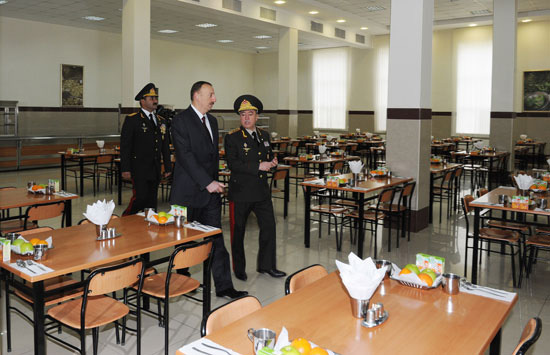 Ilham Aliyev attended the presentation ceremony of the war banner of Civil Defense Troops of the Ministry of Emergency Situations (PHOTO)