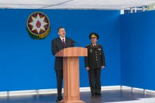 Ilham Aliyev attended the presentation ceremony of the war banner of Civil Defense Troops of the Ministry of Emergency Situations (PHOTO)