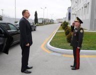 Ilham Aliyev attended the presentation ceremony of the war banner of Civil Defense Troops of the Ministry of Emergency Situations (PHOTO)