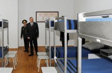 Ilham Aliyev attended the presentation ceremony of the war banner of Civil Defense Troops of the Ministry of Emergency Situations (PHOTO)