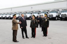 Ilham Aliyev attended the presentation ceremony of the war banner of Civil Defense Troops of the Ministry of Emergency Situations (PHOTO)