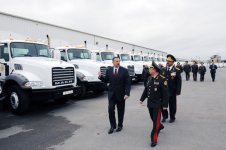 Ilham Aliyev attended the presentation ceremony of the war banner of Civil Defense Troops of the Ministry of Emergency Situations (PHOTO)
