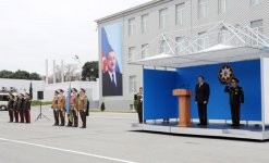 Ilham Aliyev attended the presentation ceremony of the war banner of Civil Defense Troops of the Ministry of Emergency Situations (PHOTO)