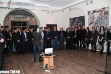 Фильм АМИ Trend "Когда слова уже иссякли" был продемонстрирован в Киеве участникам выставки "Крик Ходжалы" (ФОТО, ВИДЕО)
