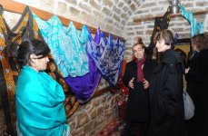 Первая леди Азербайджана и Президент Швейцарии посетили Ичери шехер (ФОТО)