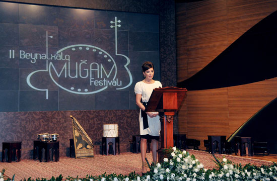 Azerbaijani First Lady attends opening ceremony of II Mugham festival