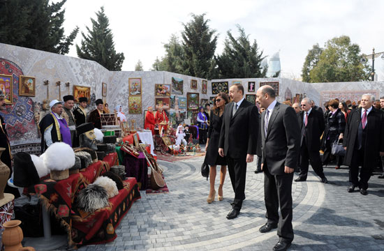 Azerbaijani President and his spouse attend nationwide festivities on occasion of Novruz Holiday (UPDATE) (PHOTO)